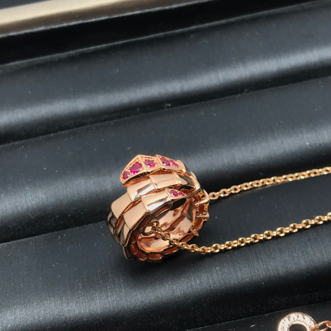 [RAFFINE]COLLAR PEDANTE SERPENTI