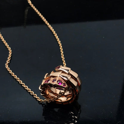[RAFFINE]COLLAR PEDANTE SERPENTI