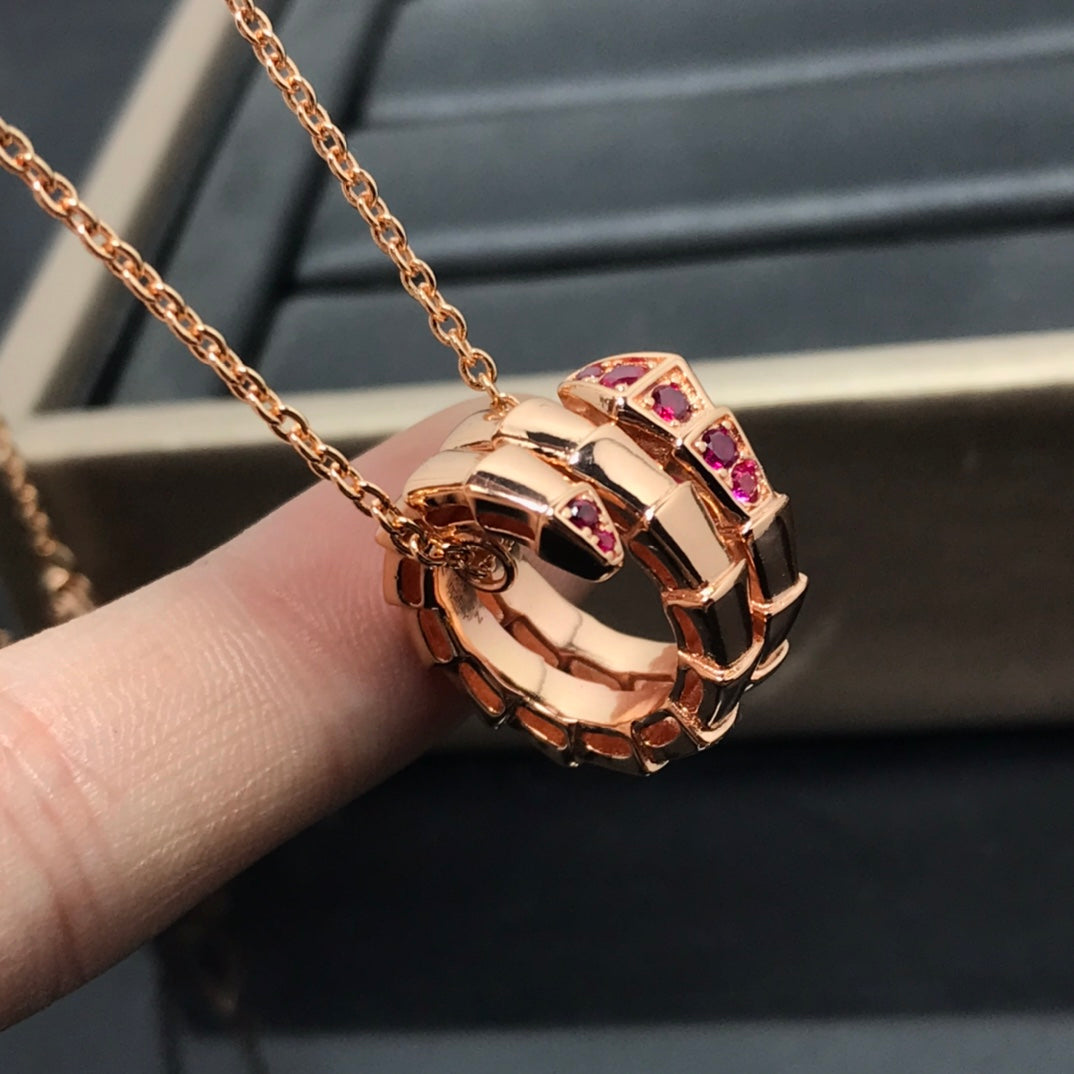 [RAFFINE]COLLAR PEDANTE SERPENTI