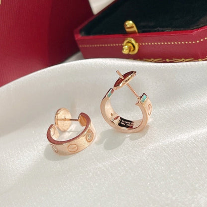[RAFFINE]LOVE EARRINGS 5.7MM 2 DIAMONDS