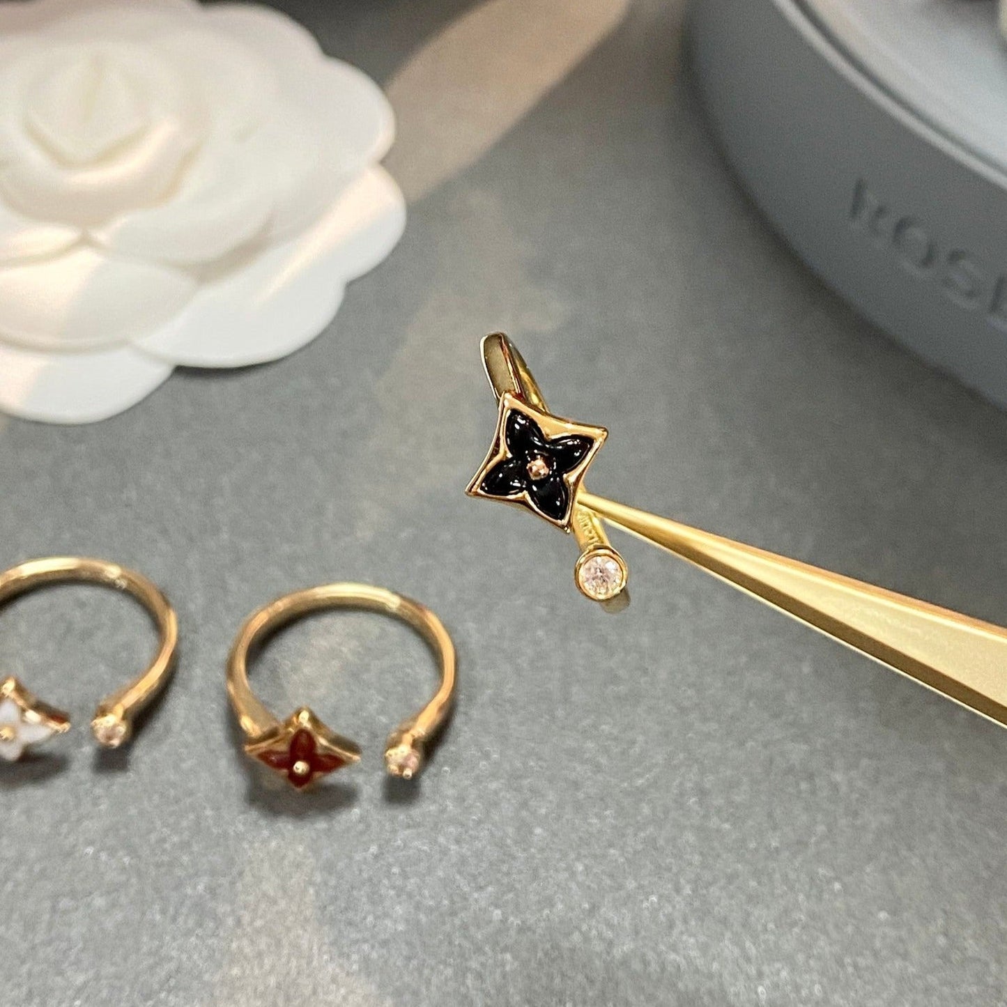 [Raffine]STAR 1 DIAMOND OPEN RING
