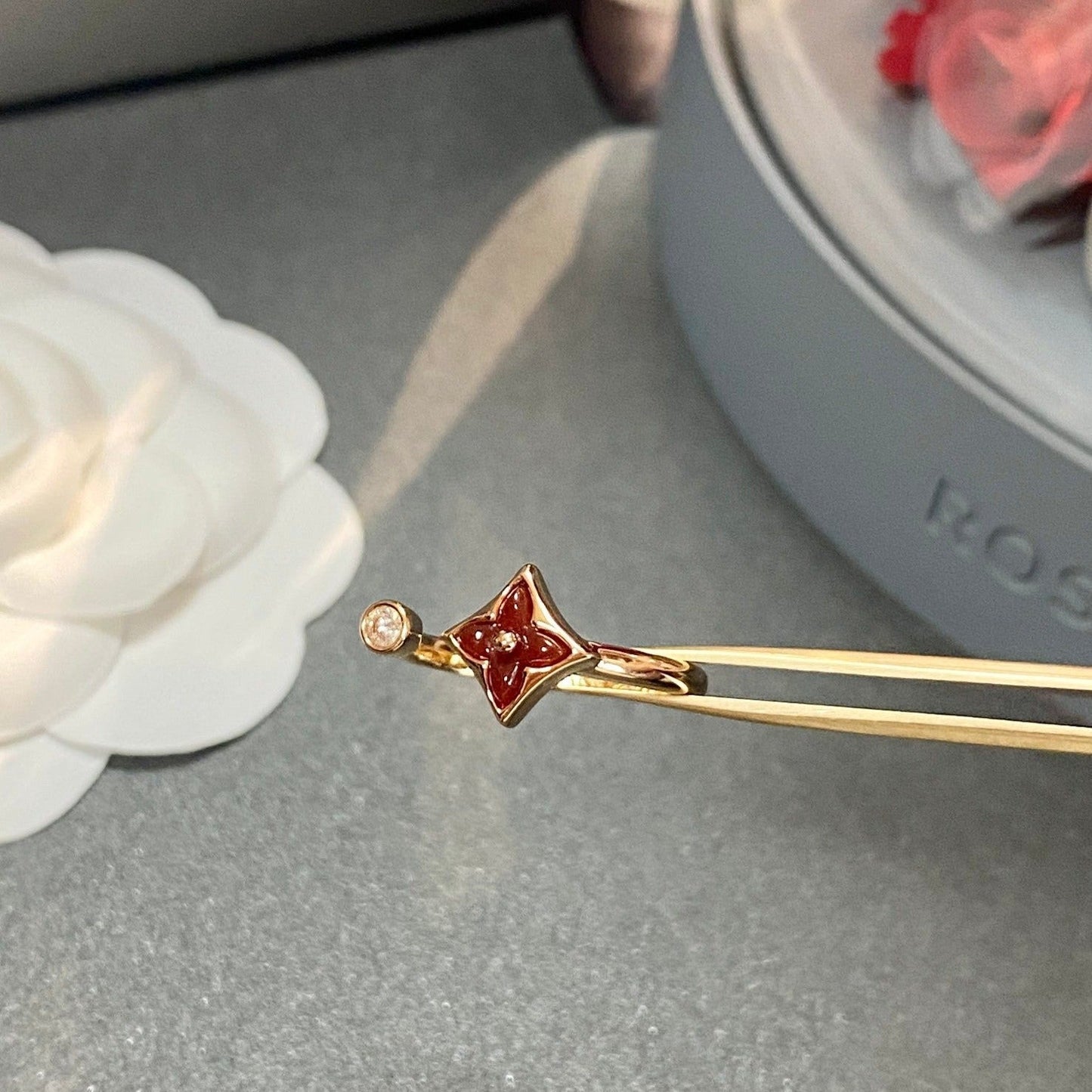 [Raffine]STAR 1 DIAMOND OPEN RING