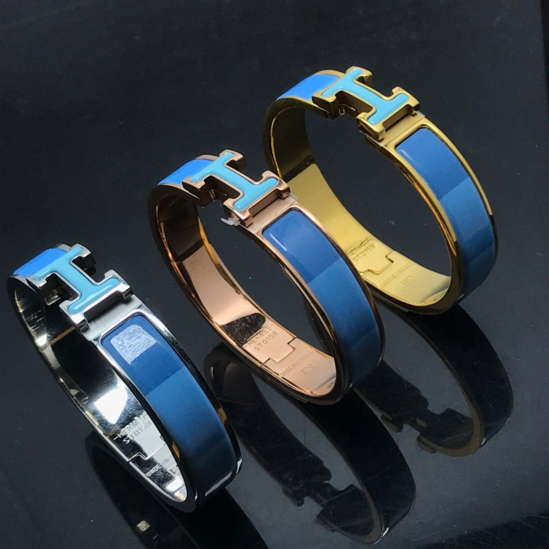 [RAFFINE]H BRACELET BLUE RAINBOW CERAMIC