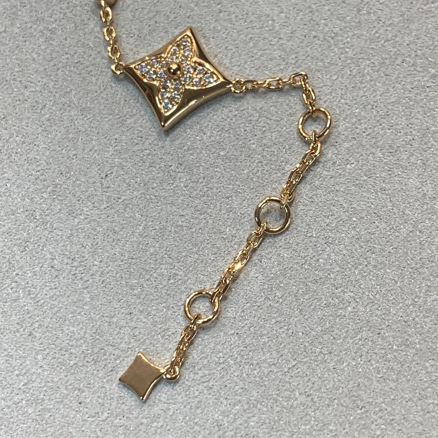 [Raffine]Stern und Sonne 4 Motive Gold Diamanten Armband