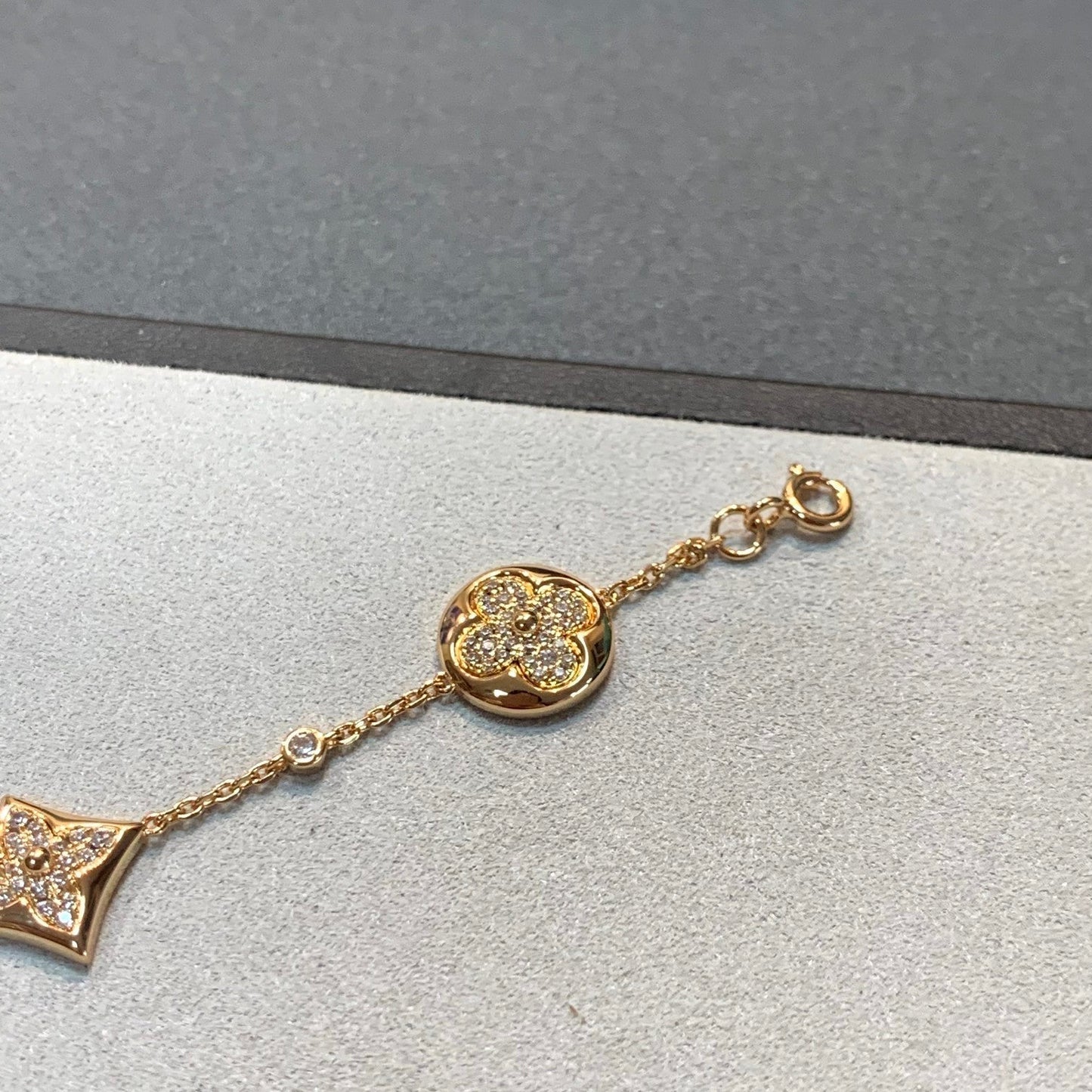 [Raffine]Stern und Sonne 4 Motive Gold Diamanten Armband