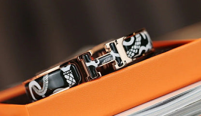 [Raffine]H TARTAN BRACELET 12MM
