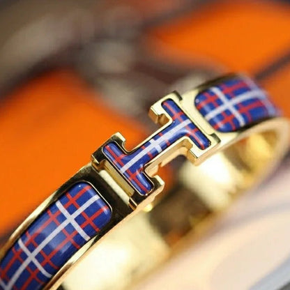 [Raffine]H TARTAN BRACELET 12MM