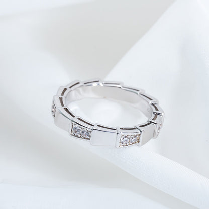 [RAFFINE]SERPENTI RING SILVER  3MM