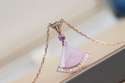 [RAFFINE] COLLAR DE ENSUEÑO CON DIAMANTE ROSA