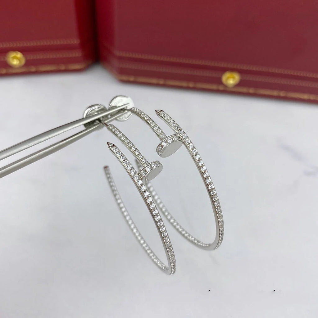 [Raffine]JUSTE FULL DIAMOND LARGE EARRINGS
