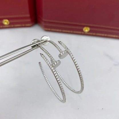 [Raffine]JUSTE FULL DIAMOND LARGE EARRINGS