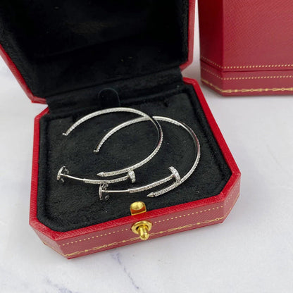 [Raffine]JUSTE FULL DIAMOND LARGE EARRINGS