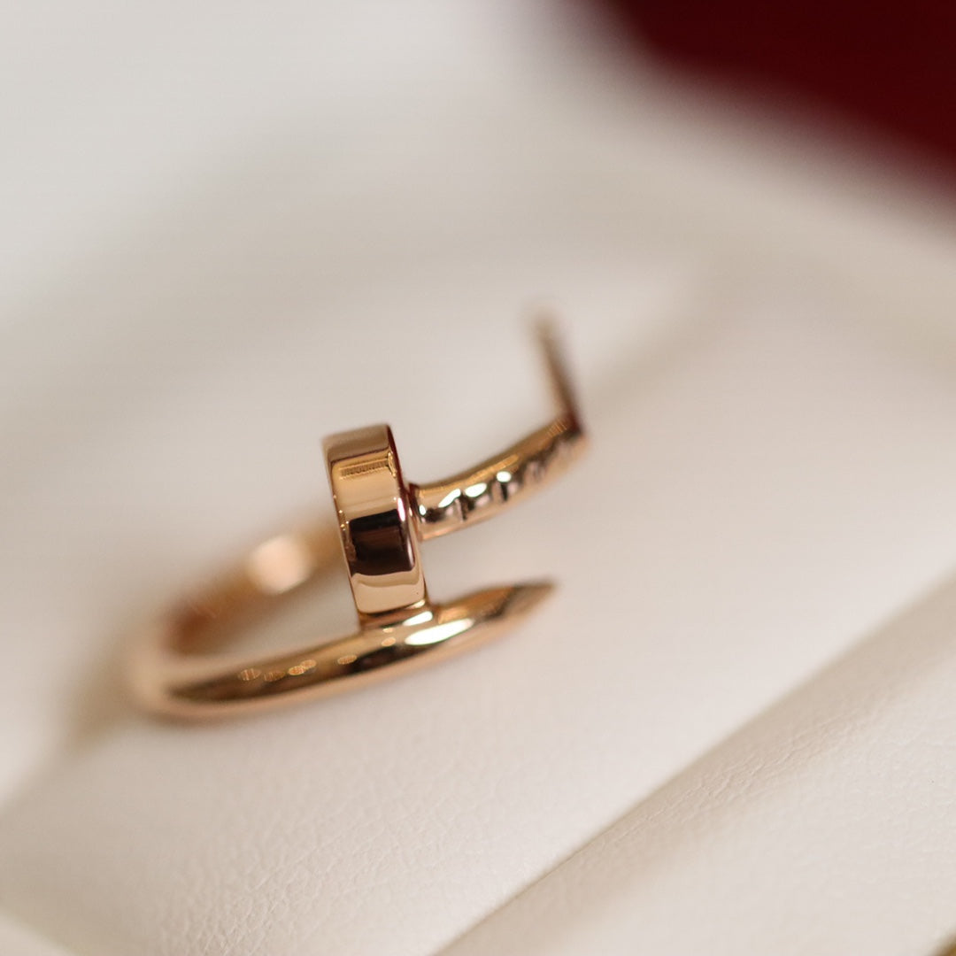 [RAFFINE] PENDIENTES JUSTE ORO ROSA