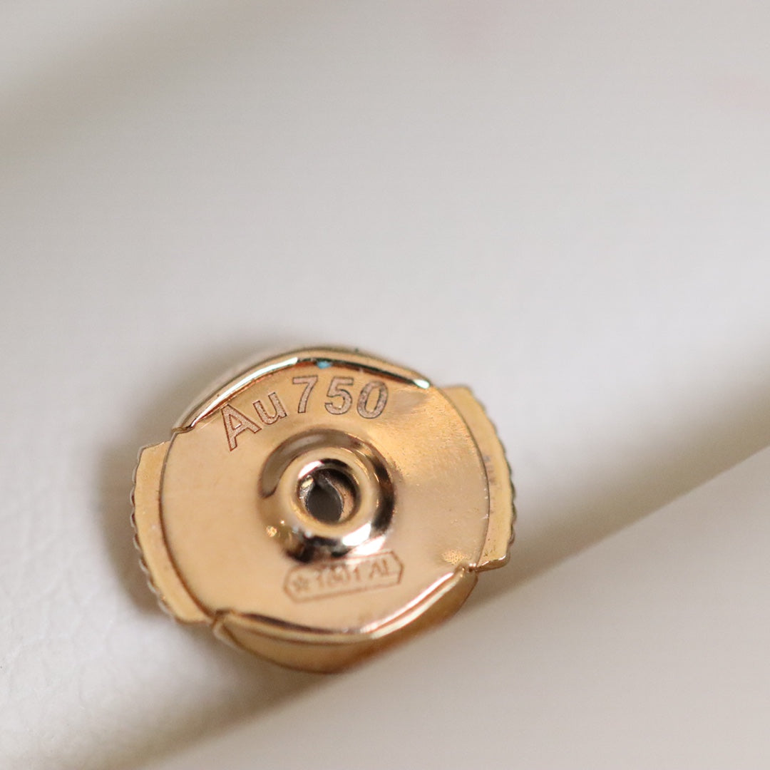 [RAFFINE] PENDIENTES JUSTE ORO ROSA