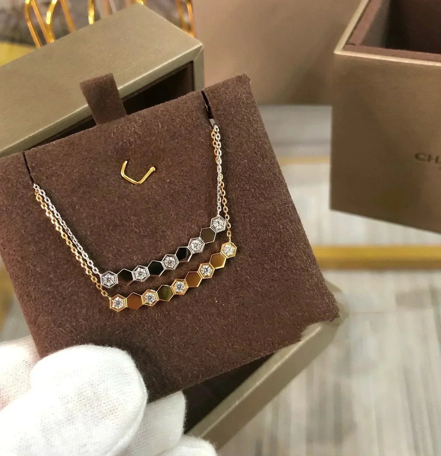 [RAFFINE]BEE LOVE NECKLACE DIAMOND