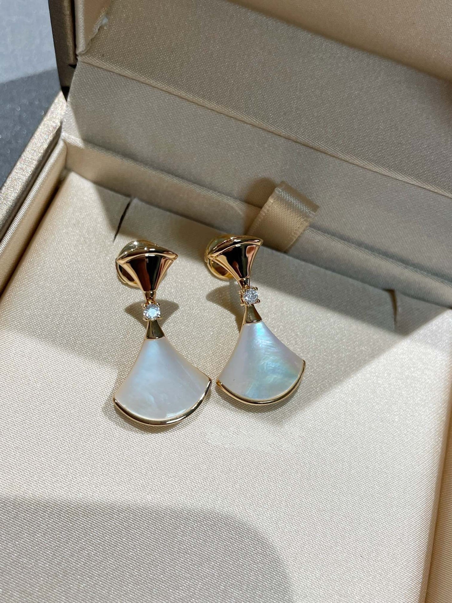 [RAFFINE] PENDIENTES DE DIAMANTES DREAM MOP 1
