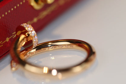 [RAFFINE]ANILLO JUSTE 2.65MM ORO DIAMANTE