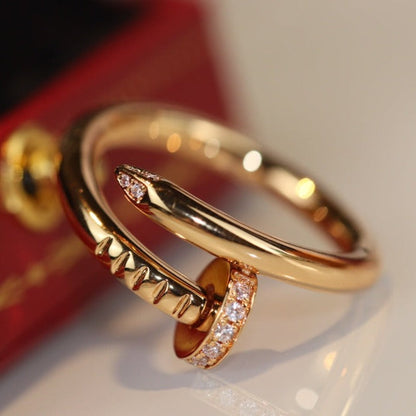 [RAFFINE]ANILLO JUSTE 2.65MM ORO DIAMANTE