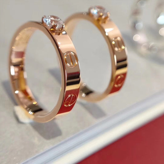[RAFFINE]LOVE RING 3.6MM 1 BIG DIAMOND