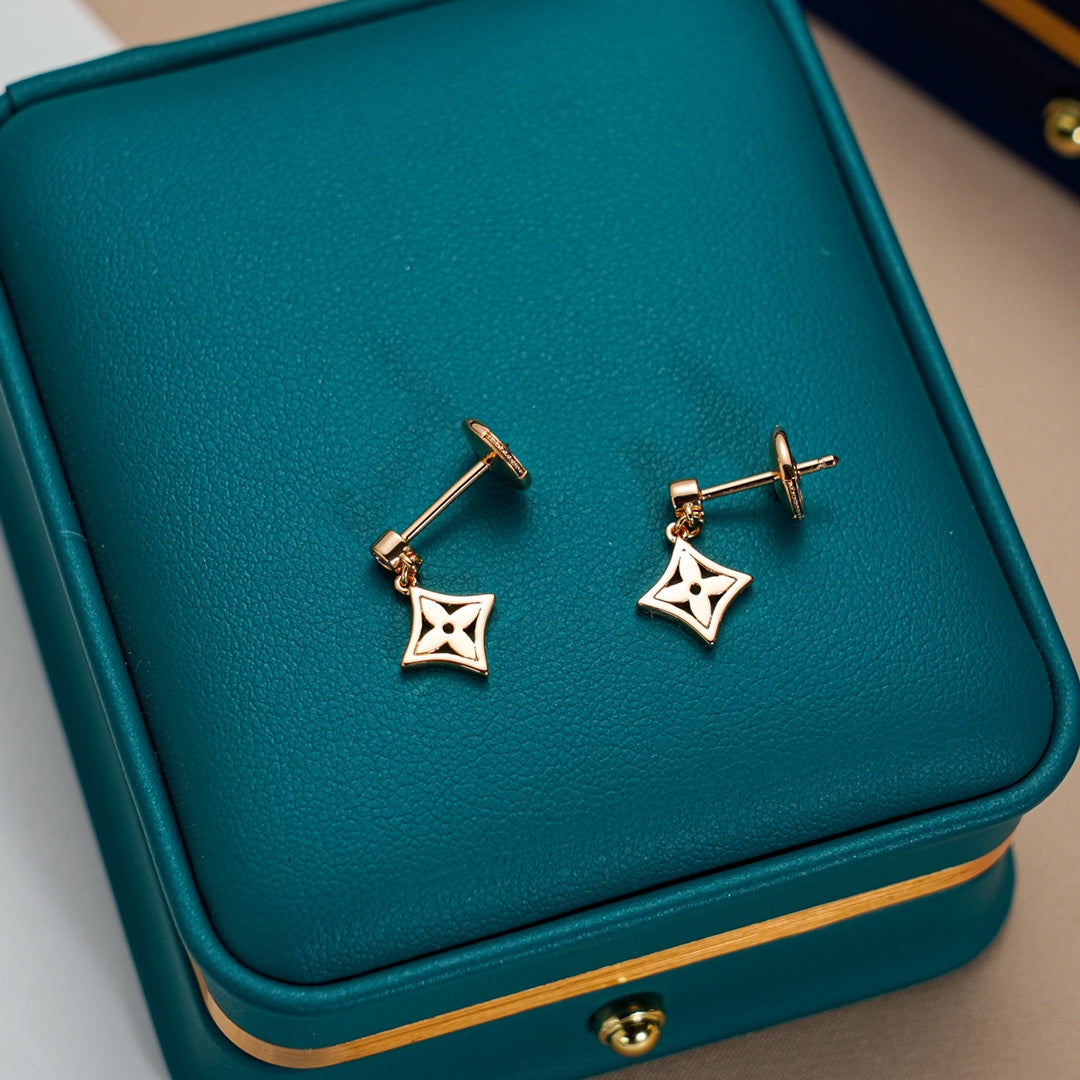 [RAFFINE]STAR EARRINGS GOLD