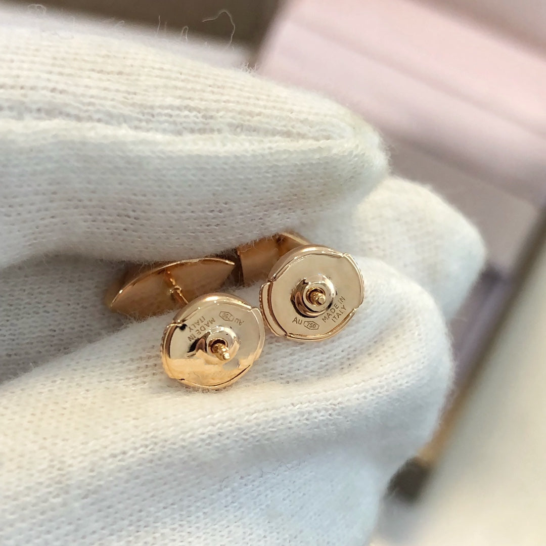 [RAFFINE] PENDIENTES DREAM 3 MOTIVOS ÓNIX MOP ORO ROSA
