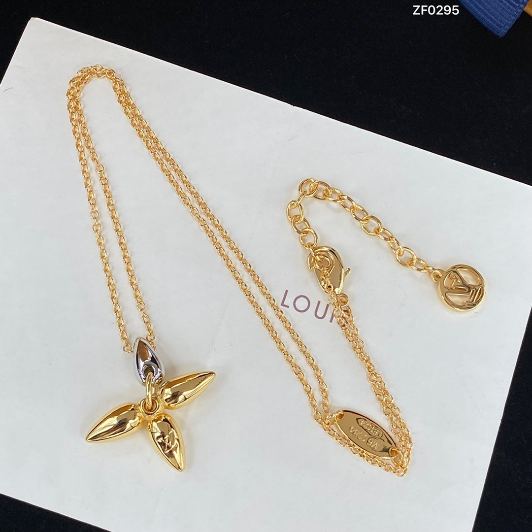 [Raffine]LOUISETTE PEDANT GOLD NECKLACE