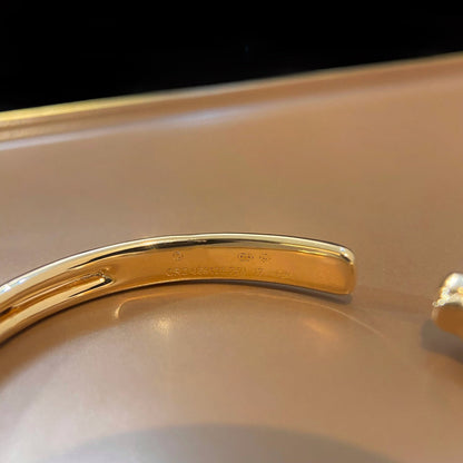 [RAFFINE]PANTHERE GOLD OPEN BRACELET