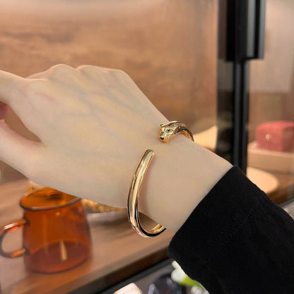 [RAFFINE]PANTHERE GOLD OPEN BRACELET