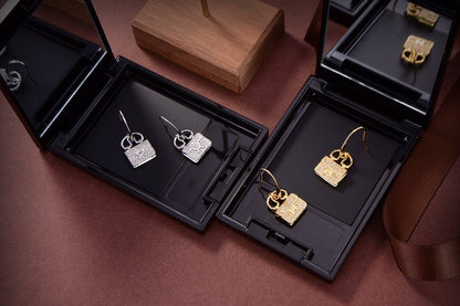 [RAFFINE]PENDIENTES DE DIAMANTES KELLY