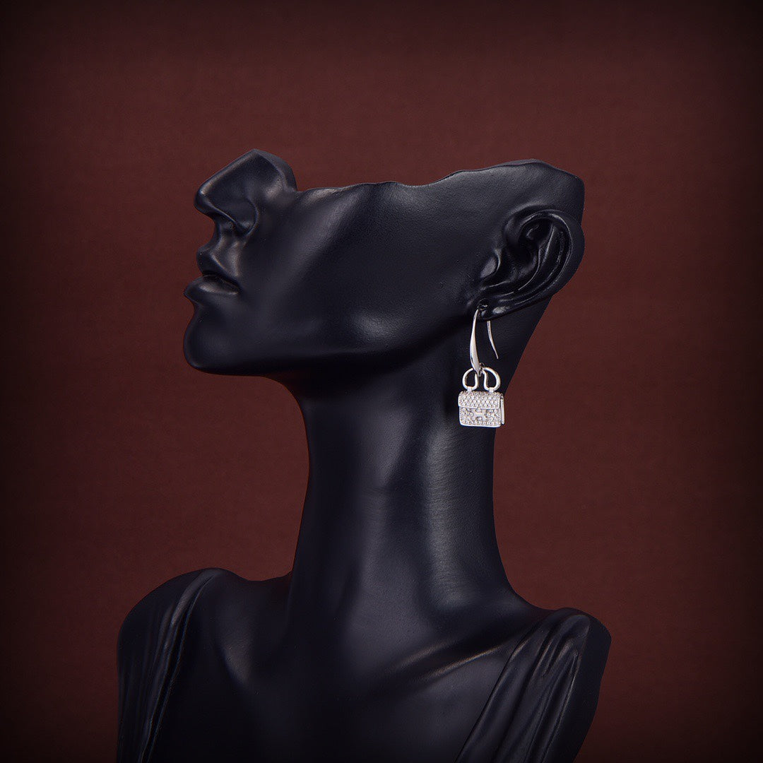 [RAFFINE]PENDIENTES DE DIAMANTES KELLY
