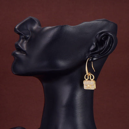 [RAFFINE]PENDIENTES DE DIAMANTES KELLY