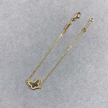 [RAFFINE]PULSERA DE MARIPOSA DE MOPA OSCURA