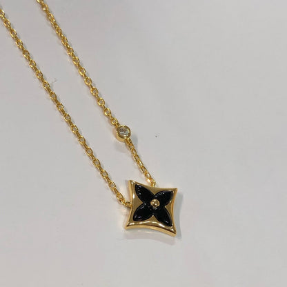 [Raffine]STAR SCHWARZE MOP-HALSKETTE