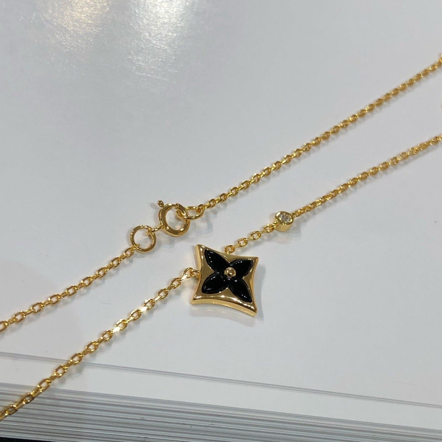 [Raffine]STAR SCHWARZE MOP-HALSKETTE