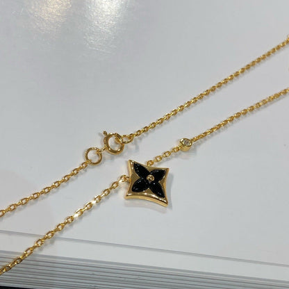 [Raffine]STAR SCHWARZE MOP-HALSKETTE