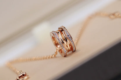 [RAFFINE]ZERO 1 COLLAR DE ORO ROSA