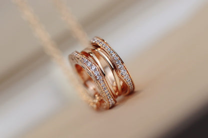 [RAFFINE]ZERO 1 COLLAR DE ORO ROSA