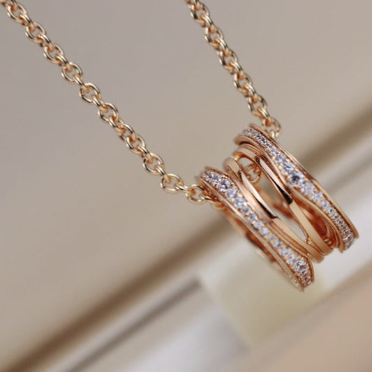 [Raffine]ZERO 1 ROSA GOLD HALSKETTE