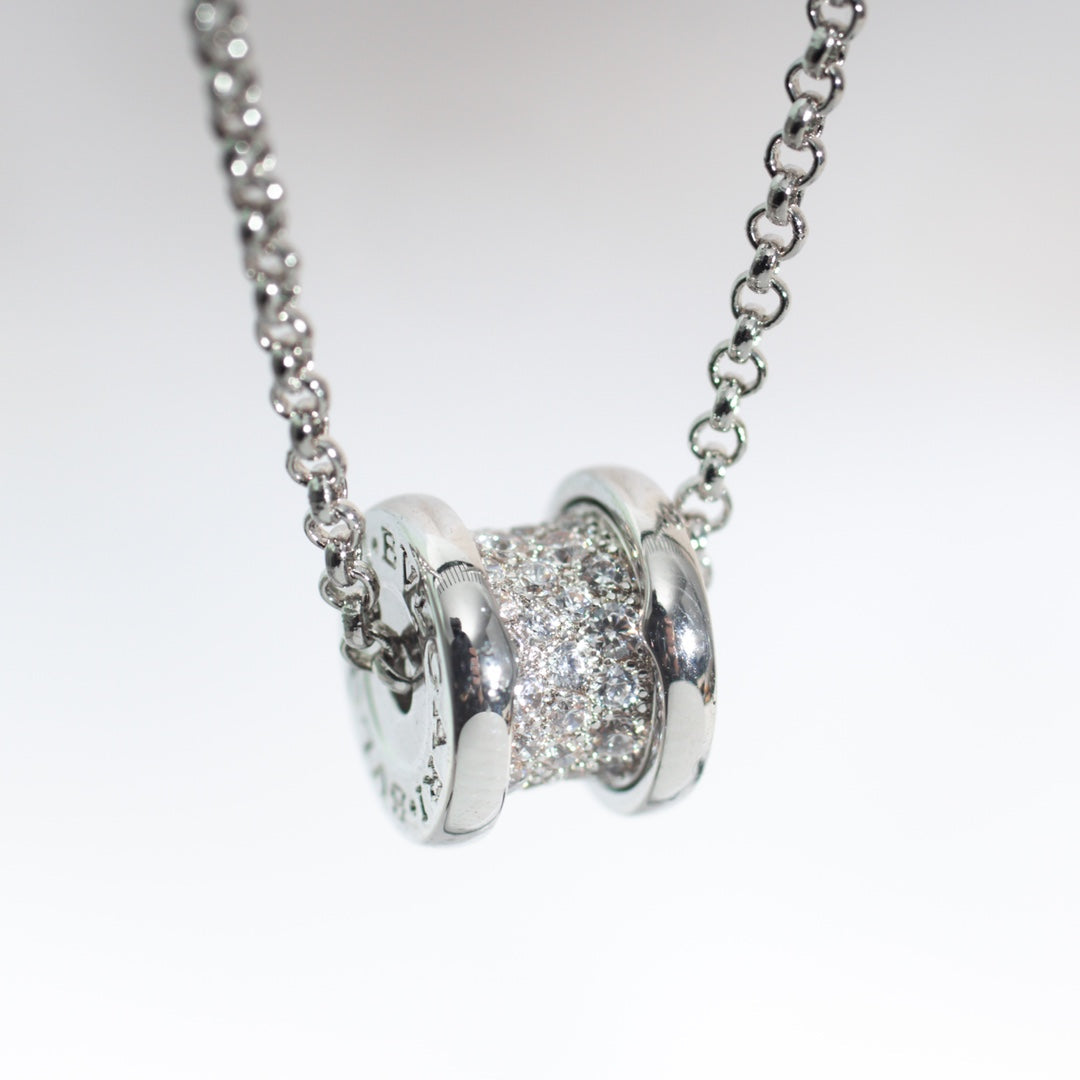 [RAFFINE]ZERO 1 COLLAR DE PLATA CON DIAMANTES