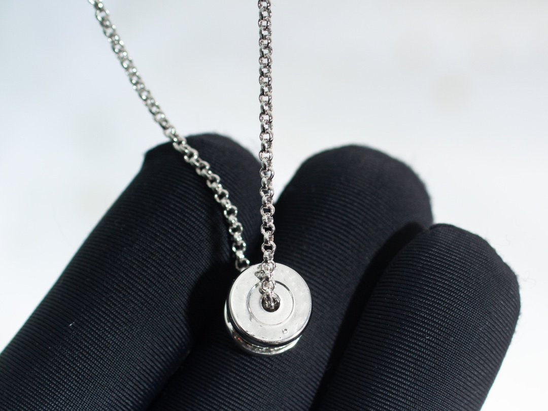 [RAFFINE]ZERO 1 COLLAR DE PLATA CON DIAMANTES