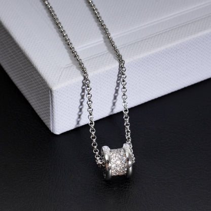 [RAFFINE]ZERO 1 COLLAR DE PLATA CON DIAMANTES