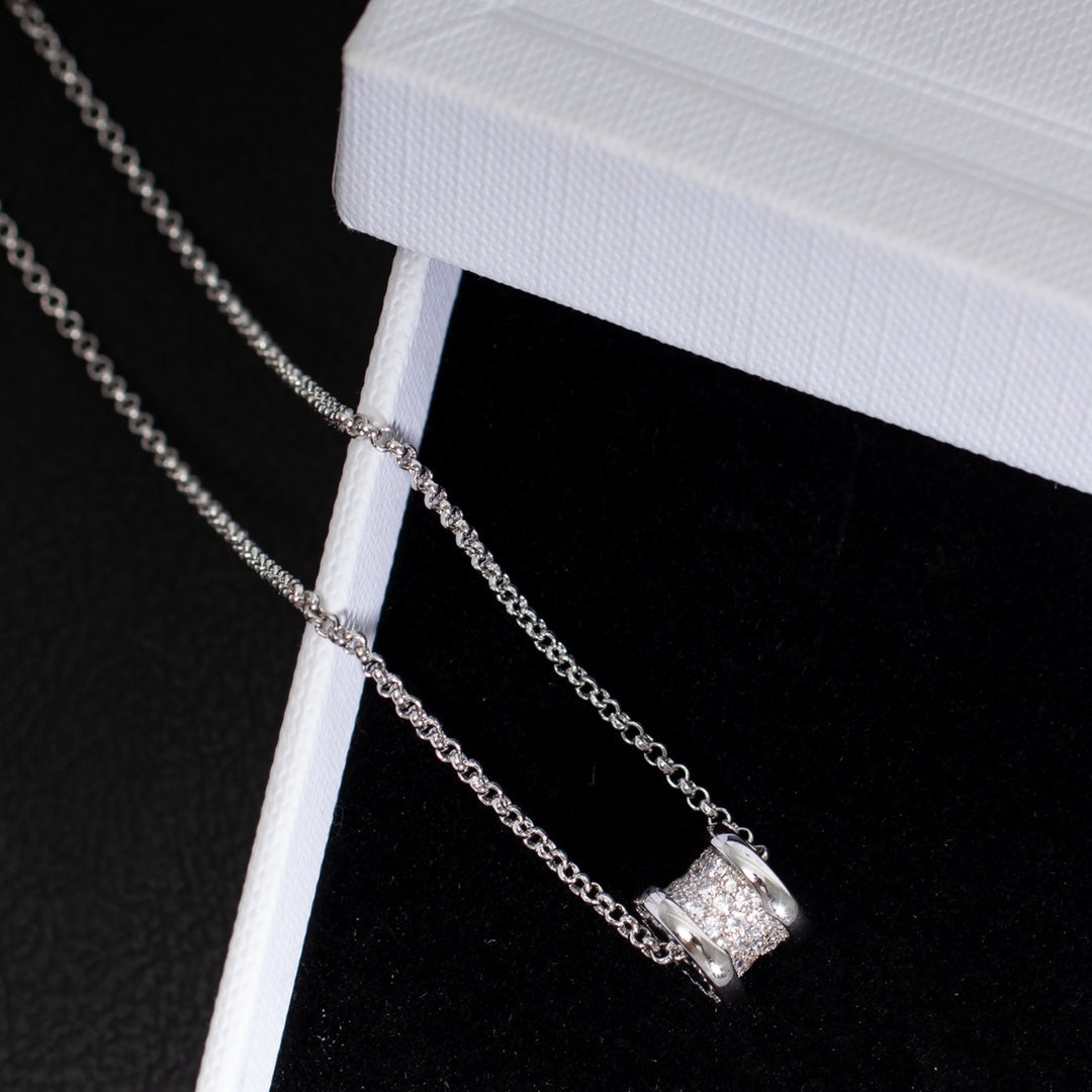 [RAFFINE]ZERO 1 COLLAR DE PLATA CON DIAMANTES