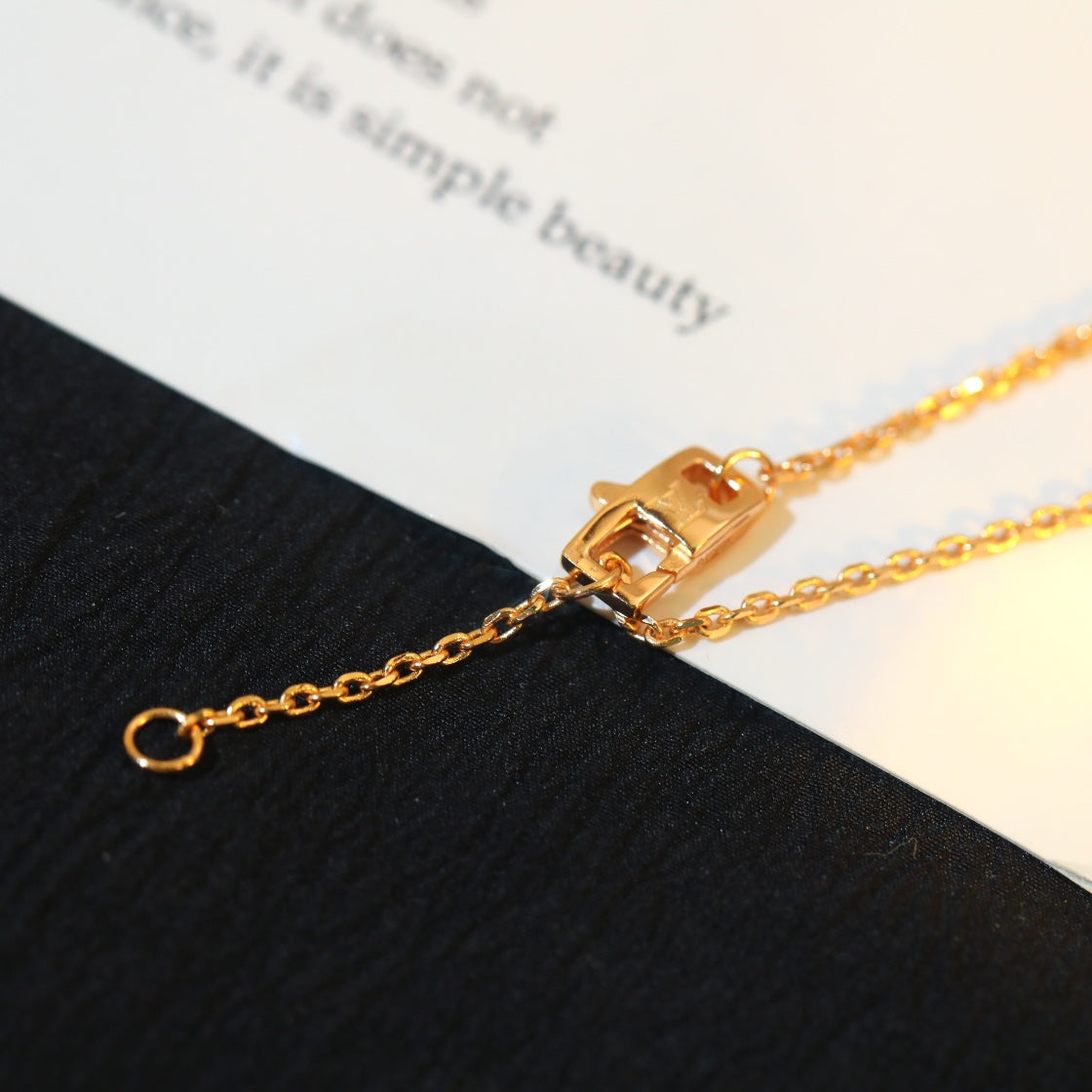 [RAFFINE]STAR AND SUN DIAMOND PINK GOLD NECKLACE