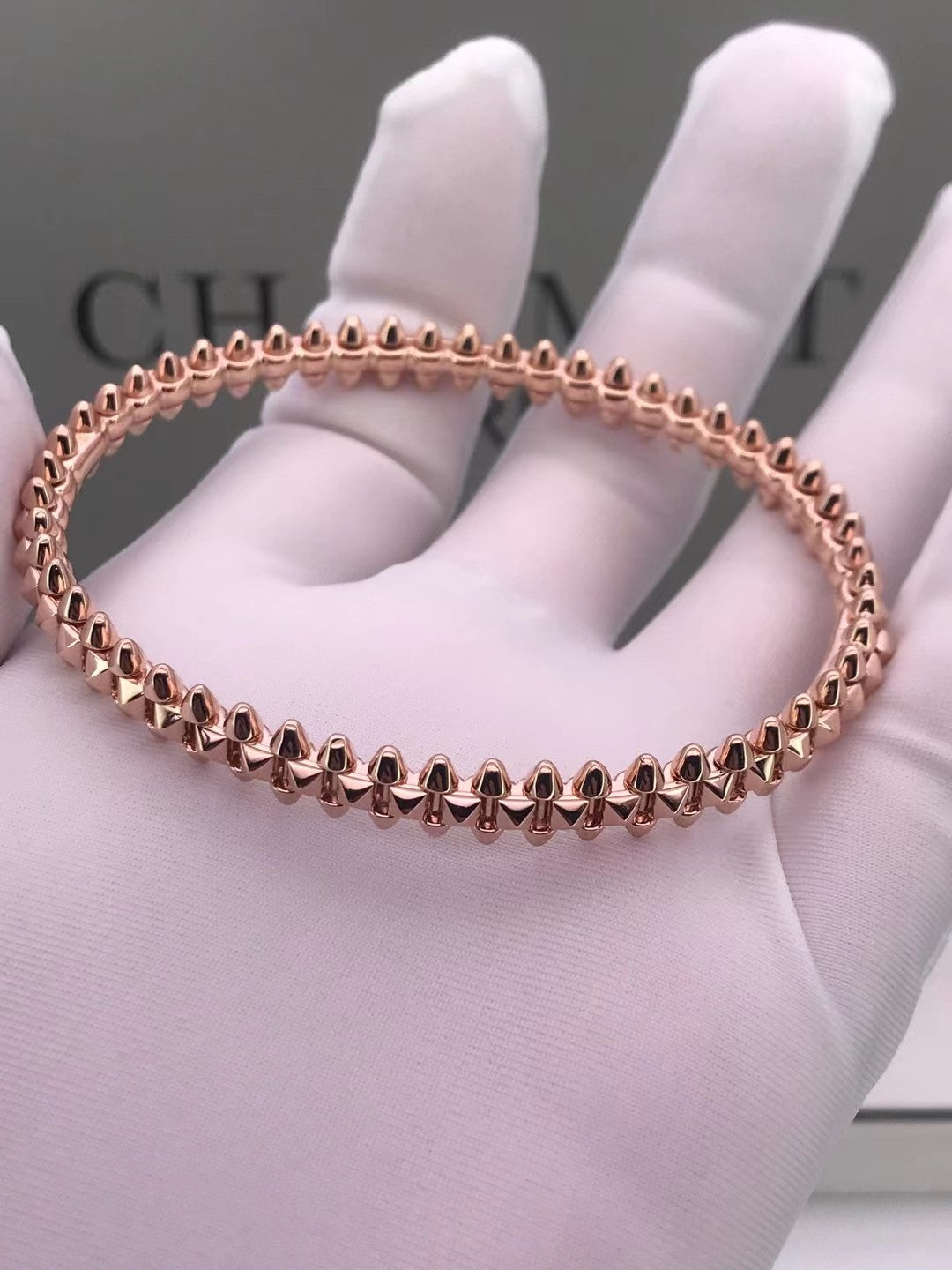 [RAFFINE]CLASH PINK GOLD BRACELET