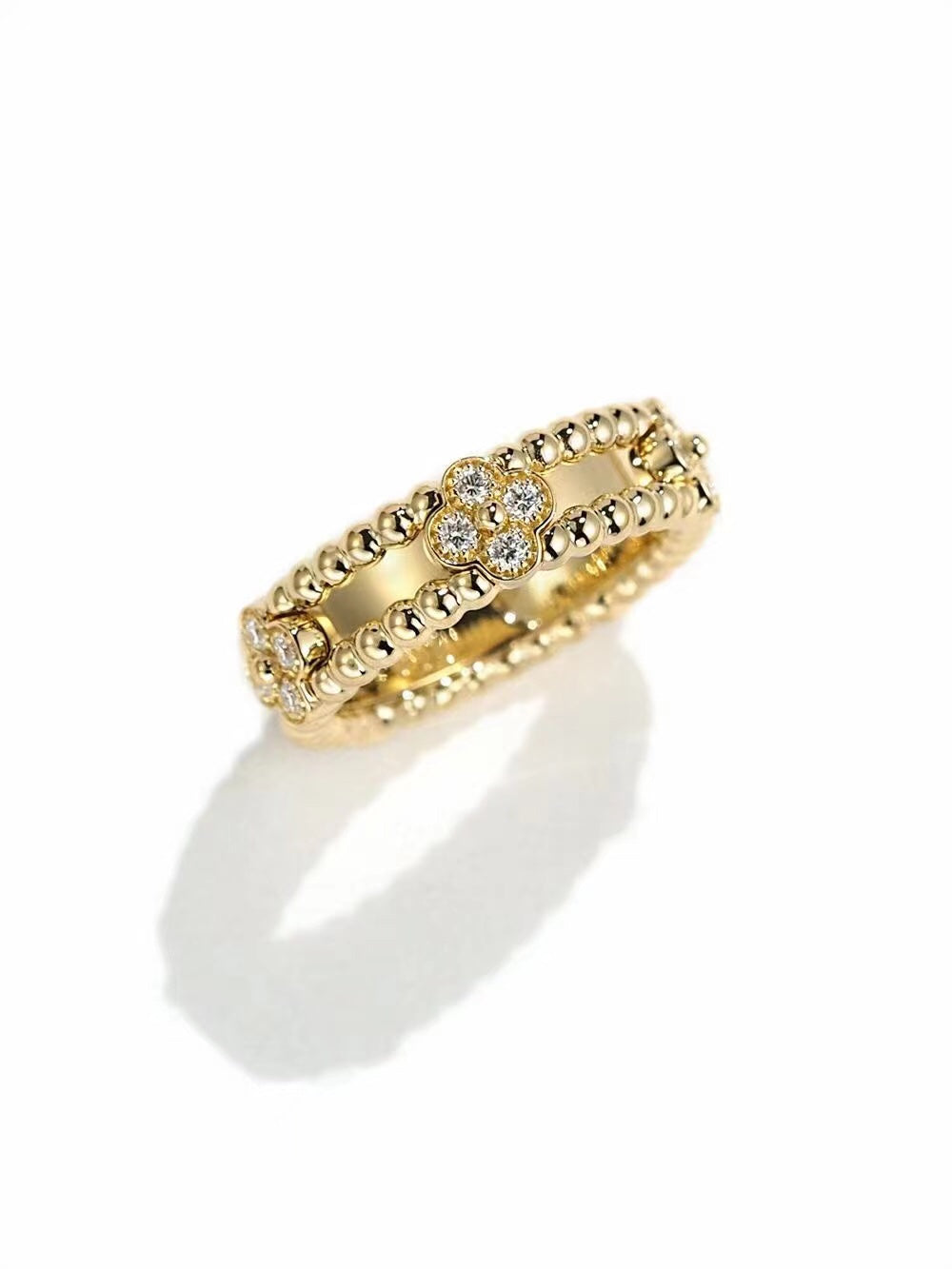 [RAFFINE]PERLEE GOLD DIAMOND RING