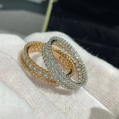 [RAFFINE] ANILLO DE ORO ROSA CON DIAMANTE PERLEE