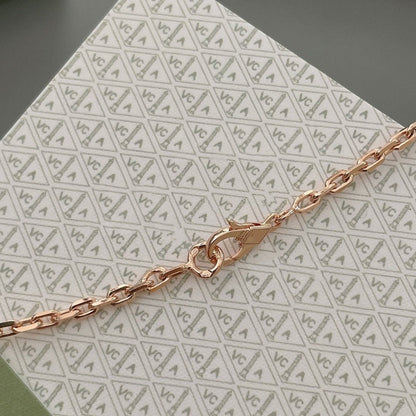 [RAFFINE]LUCKY SPRING 15 MOTIFS ROSE GOLD NECKLACE