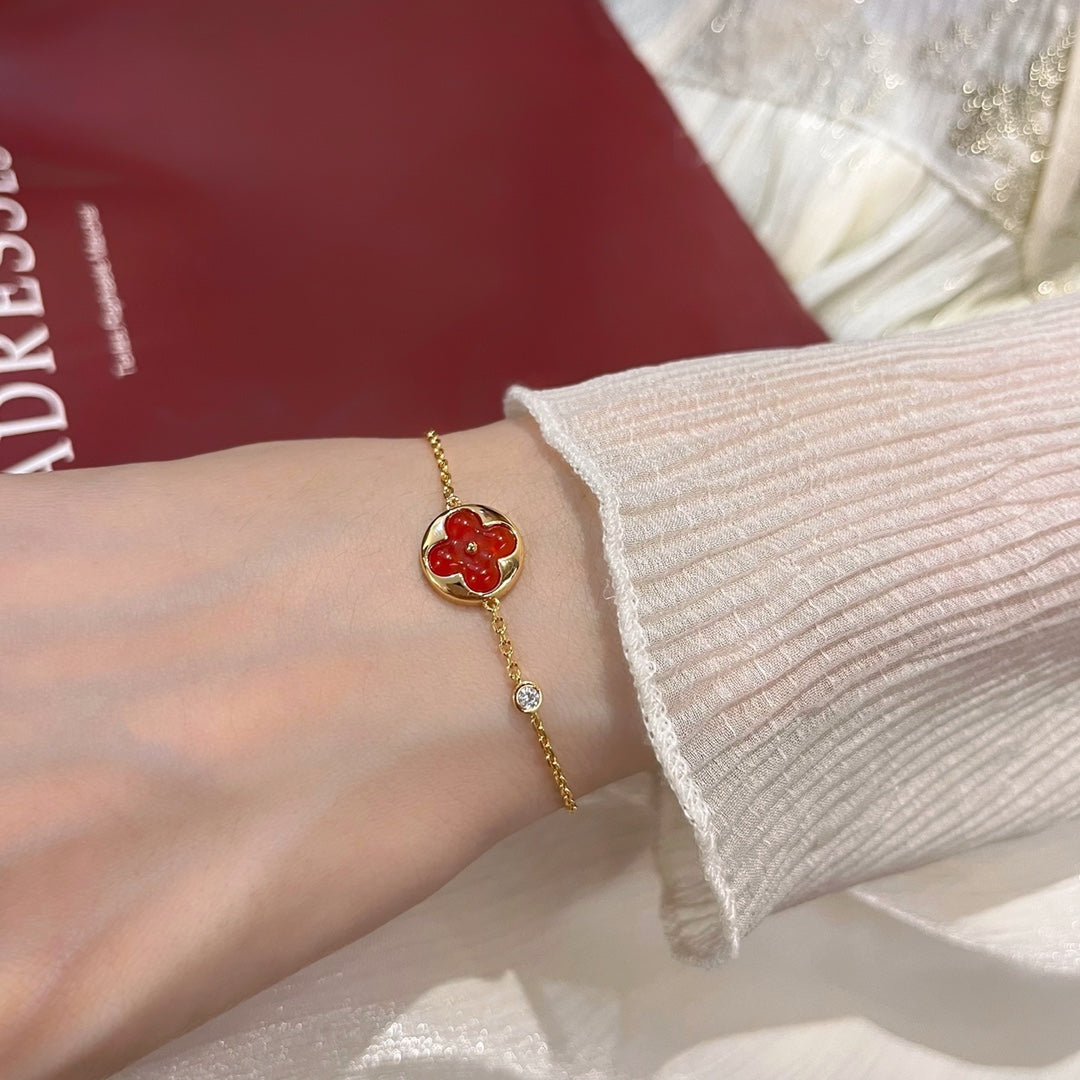 [Raffine]Sonnenanhänger Karneol Armband