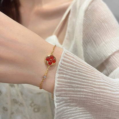 [Raffine]Sonnenanhänger Karneol Armband