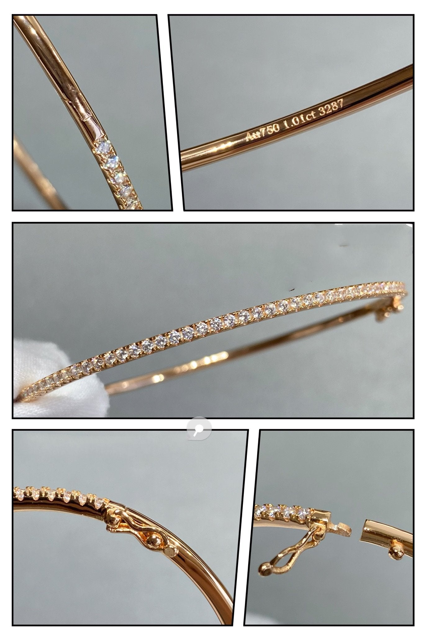 [RAFFINE]MINI PULSERA DE TENIS DE DIAMANTE